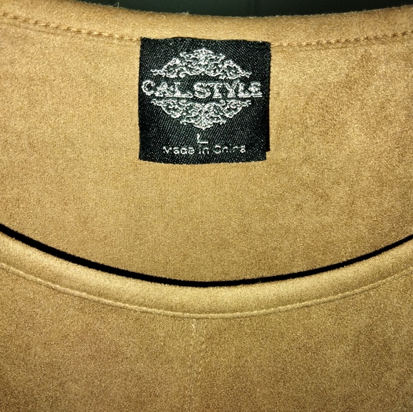 🤎Faux suede brown dress - Picture 2 of 4